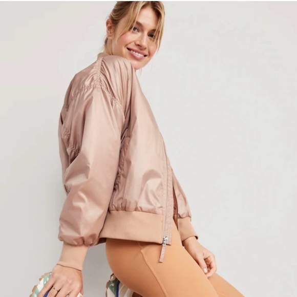 Old Navy Oversized Bomber Jacket - Picture 2 of 4